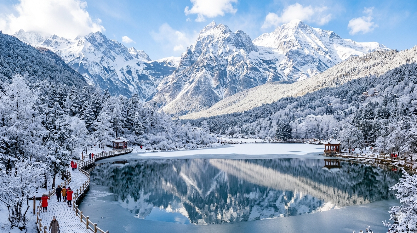 5D4N Chengdu Chongqing Bipeng Valley Snow Tour Image 0